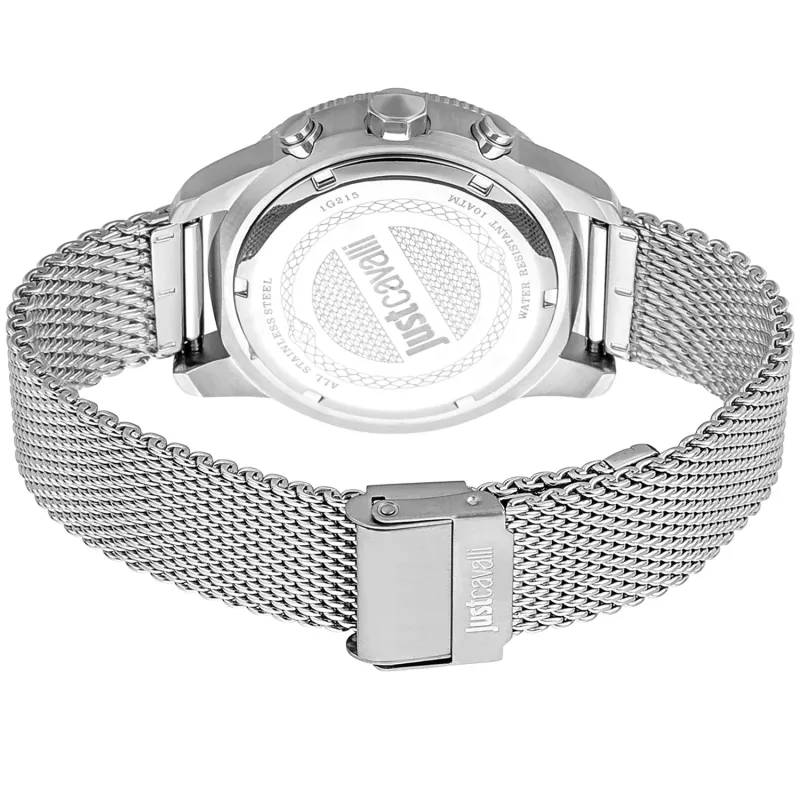 Relógio de quartzo de homem JUST CAVALLI MAN JC1G215M0045 42mm em aço inoxidável