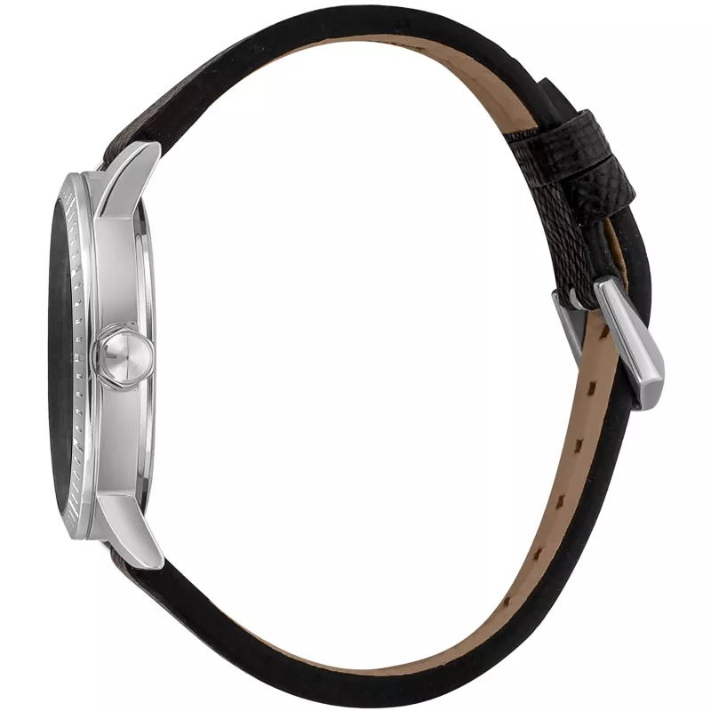 JUST CAVALLI MAN JC1G216L0015 Relógio de Quartzo 42mm Mostrador Azul Pulseira de Pele