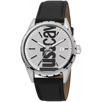JUST CAVALLI MAN relógio JC1G082L0105 (42mm) com mostrador azul e bracelete de pele azul