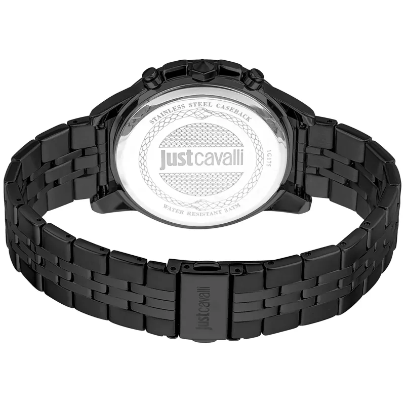 Relógio JUST CAVALLI MAN JC1G175M0275 42mm aço inoxidável mostrador azul