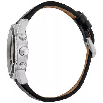 Relógio JUST CAVALLI MAN JC1G215L0015 42 mm mostrador preto bracelete de pele