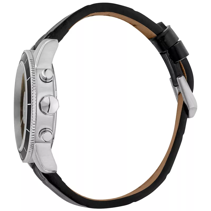 Relógio JUST CAVALLI MAN JC1G215L0015 42 mm mostrador preto bracelete de pele