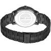 JUST CAVALLI Relógio de homem JC1G216M0065 42mm mostrador preto bracelete de pele quartzo