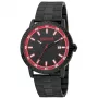 JUST CAVALLI Relógio de homem JC1G216M0065 42mm mostrador preto bracelete de pele quartzo