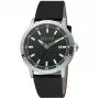 JUST CAVALLI relógio de homem analógico de quartzo JC1G216L0025 42mm caixa de aço inoxidável bracelete de pele preta