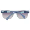 JUST CAVALLI óculos de sol unissexo JC743S-5787B armação azul lentes cinzentas degradê 57mm