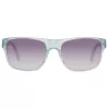 JUST CAVALLI óculos de sol unissexo JC743S-5787B armação azul lentes cinzentas degradê 57mm