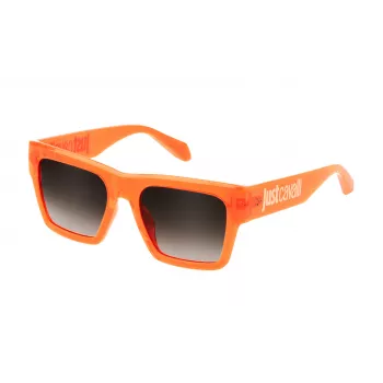 Óculos de sol unissexo JUST CAVALLI SJC038-5401KD preto cinzento degradê 54mm