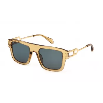 JUST CAVALLI Óculos de sol unissexo SJC096-530913 Havana acetato cinzento gradiente 53 mm