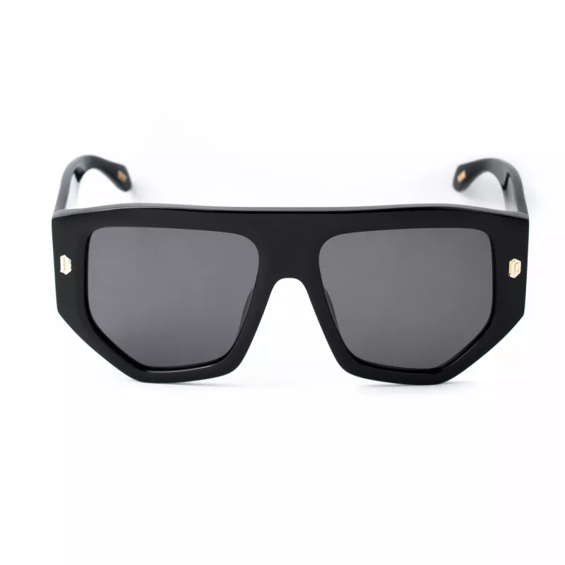 Óculos de sol unissexo JUST CAVALLI SJC097V580700 armação de acetato preta lentes de policarbonato cinzentas 58/17/140 mm