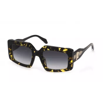 Óculos de sol de mulher JUST CAVALLI em forma de olho de gato SJC020V540709 Havana/castanho degradê 54mm
