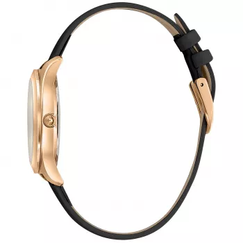 Relógio de mulher JUST CAVALLI JC1L210L0025 32mm quartzo analógico - mostrador prateado, pele castanha
