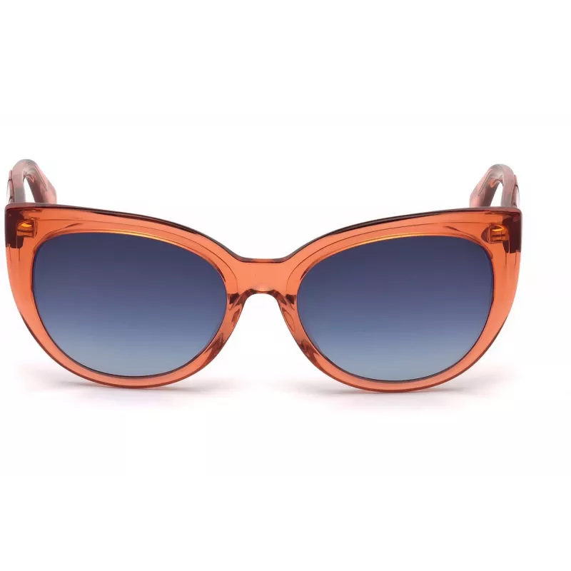 Óculos de sol JUST CAVALLI mulher JC836S-66W armação de acetato Havana borboleta lentes castanhas degradê 56/18/140 mm