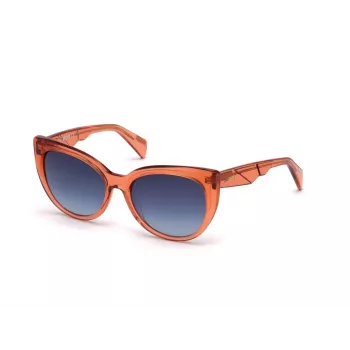 Óculos de sol JUST CAVALLI mulher JC836S-66W armação de acetato Havana borboleta lentes castanhas degradê 56/18/140 mm