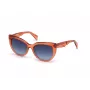 Óculos de sol JUST CAVALLI mulher JC836S-66W armação de acetato Havana borboleta lentes castanhas degradê 56/18/140 mm