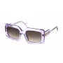 Óculos de sol de mulher JUST CAVALLI SJC020V5406SC - armação de acetato preta, lentes cinzentas fumadas, 54/21/140 mm