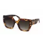 Óculos de sol de mulher JUST CAVALLI SJC021-530743 armação de acetato havana lente degradê castanha 53mm