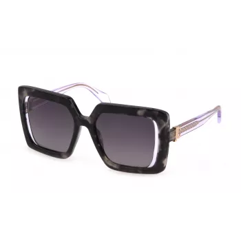 JUST CAVALLI Óculos de sol para mulher SJC027-53096N armação Havana/castanha lentes castanhas degradê 53/15/140 mm