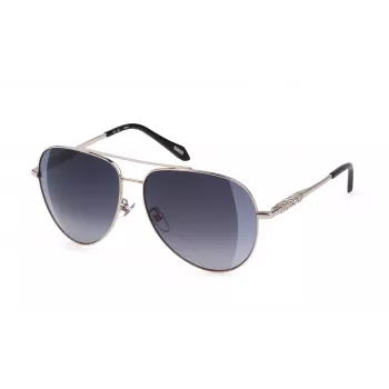 Óculos de sol de mulher JUST CAVALLI SJC029-60589X castanho degradê borboleta