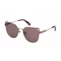 Óculos de sol de mulher JUST CAVALLI SJC042-580A39 Havana castanho borboleta armação de acetato lentes degradê castanhas 58/14/140 mm