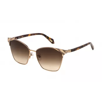 JUST CAVALLI Óculos de sol para mulher SJC093-5802AM Havana Borboleta Acetato
