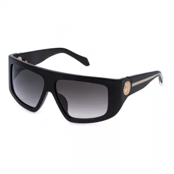 Óculos de sol de mulher Just Cavalli SJC145-600700 geométricos preto cinzento degradê