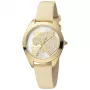 Relógio de mulher JUST CAVALLI JC1L210L0015 32 mm mostrador prateado bracelete em pele castanho
