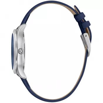 Relógio de mulher JUST CAVALLI JC1L210L0115 32 mm mostrador prateado bracelete em pele branca