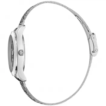 JUST CAVALLI Relógio de mulher JC1L210M0045 32mm prateado bracelete de malha de aço inoxidável quartzo analógico