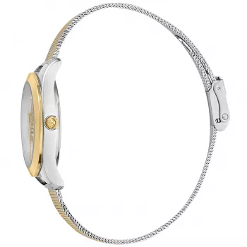 Relógio de mulher JUST CAVALLI JC1L210M0065 32mm bracelete de malha milanesa de aço inoxidável prateado