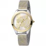 JUST CAVALLI relógio de senhora JC1L210M0065 32mm bracelete de malha milanesa de aço inoxidável prateada