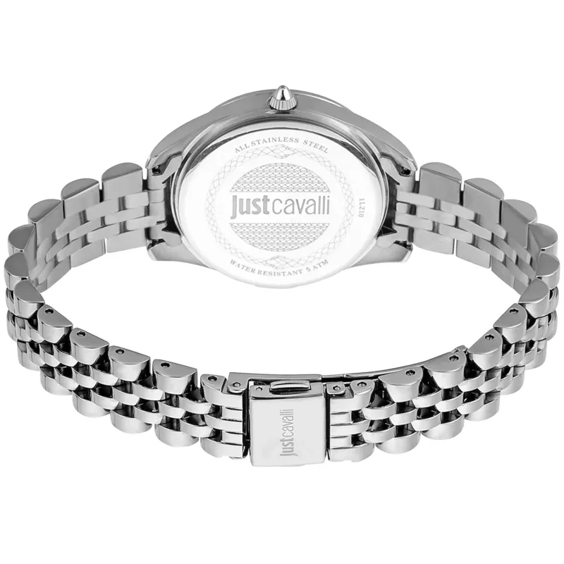 JUST CAVALLI Relógio de mulher JC1L210M0135 32mm prateado aço inoxidável quartzo