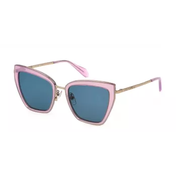 Óculos de sol de mulher JUST CAVALLI SJC092-5306SM preto/cinzento borboleta acetato 53mm