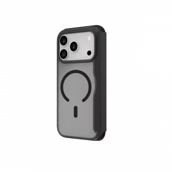 JUST MUST CHAMPION II FLIP CASE MAGSAFE para iPhone 17 Pro, Preto