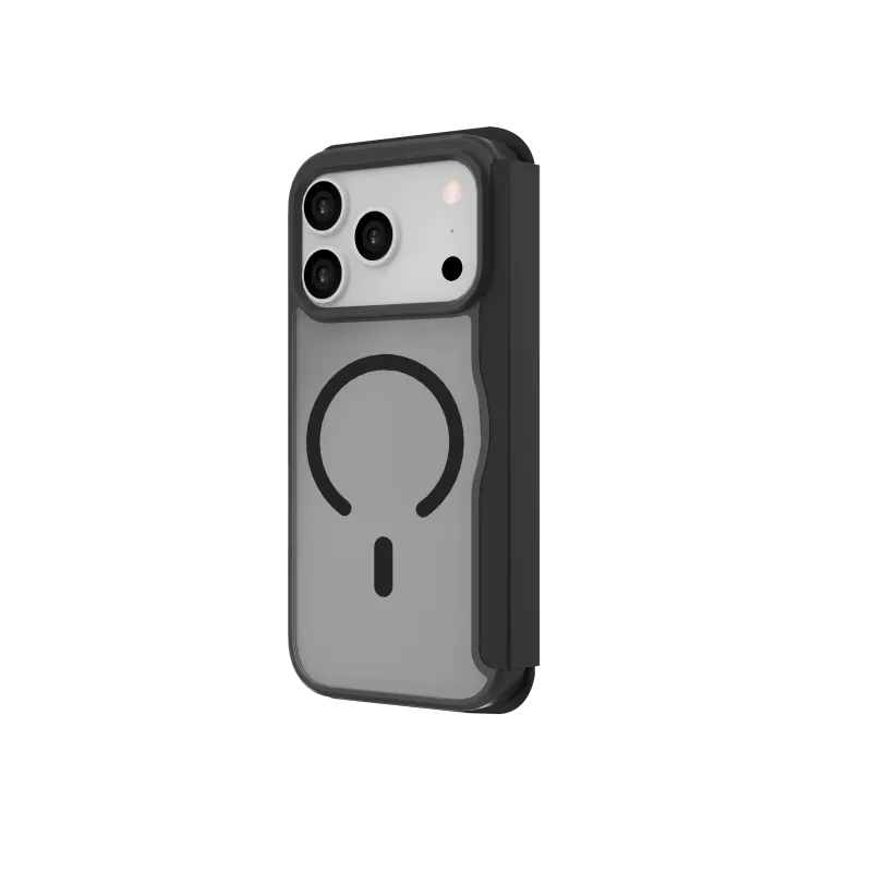 JUST MUST CHAMPION II FLIP CASE MAGSAFE para iPhone 17 Pro, Preto