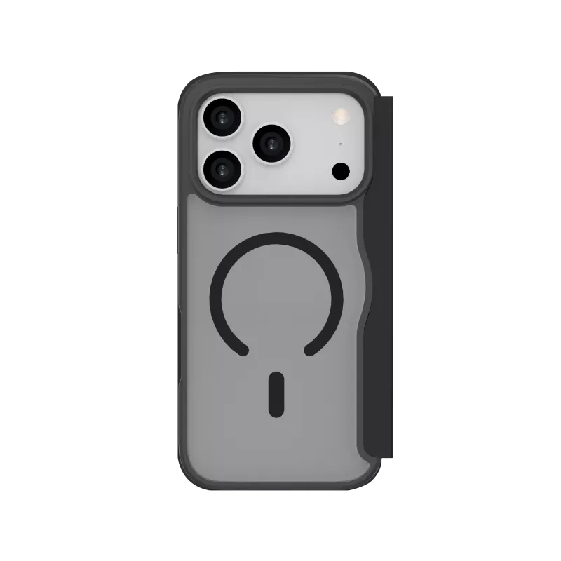 JUST MUST CHAMPION II FLIP CASE MAGSAFE para iPhone 17 Pro, Preto