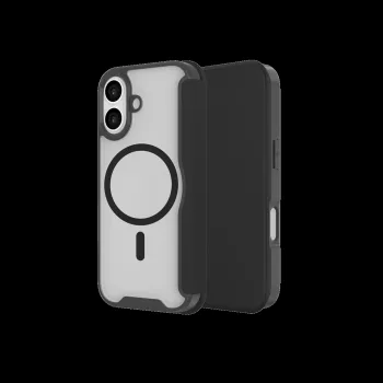 JUST MUST CHAMPION II MAGSAFE FLIP CASE capa para iPhone 17, preto
