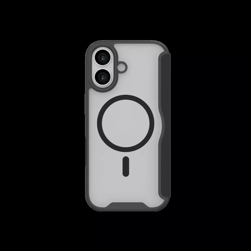 JUST MUST CHAMPION II MAGSAFE FLIP CASE capa para iPhone 17, preto