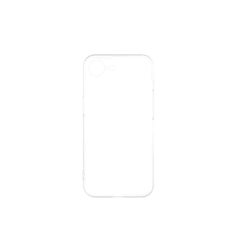 JUST MUST JM ANTI-BACTERIA capa TPU para iPhone 16e transparente