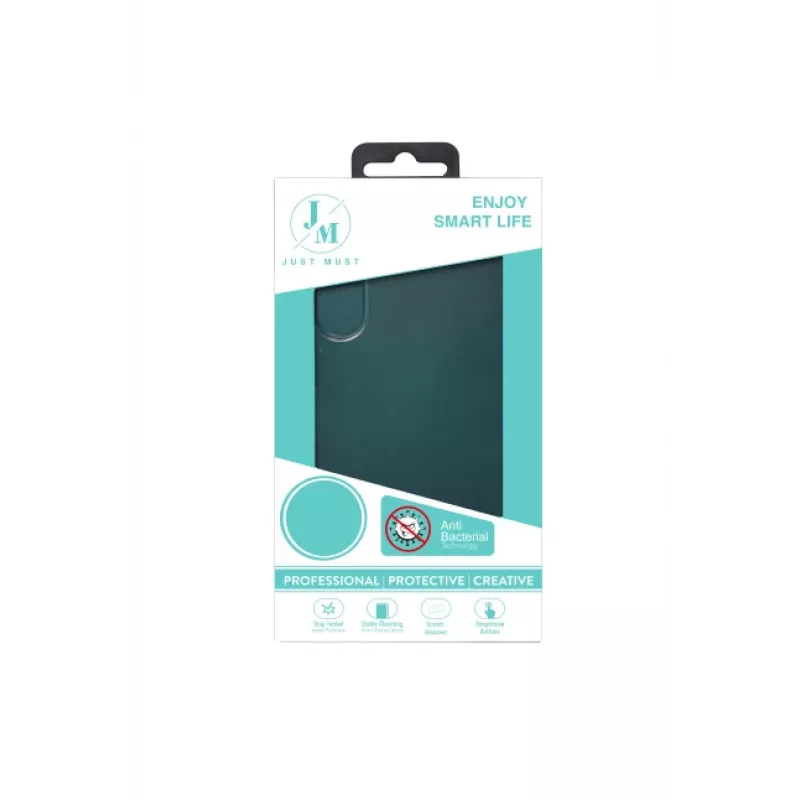 JUST MUST JM ANTI-BACTERIA Capa TPU para Samsung Galaxy A25 - Transparente