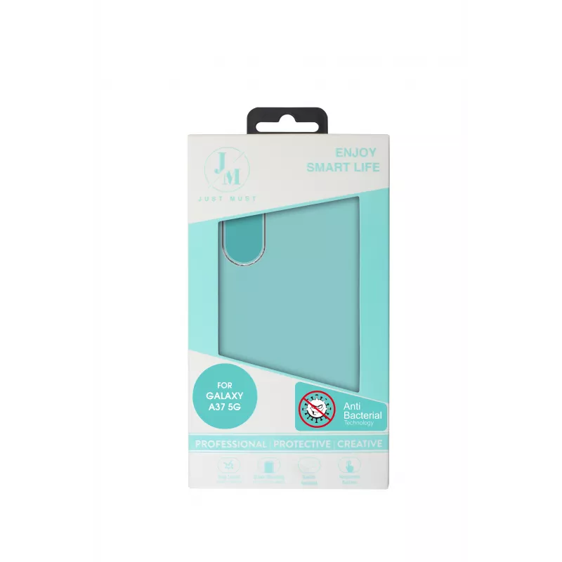 Capa TPU antibacteriana JUST MUST JM para Galaxy A37, Clear