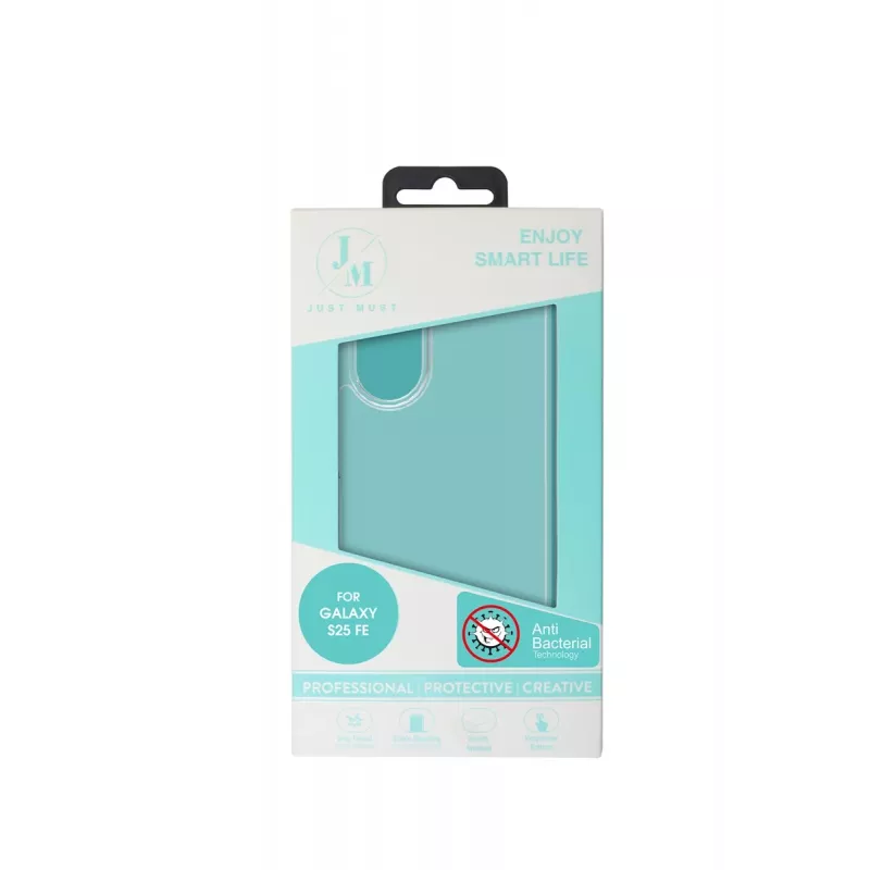 JUST MUST JM ANTI-BACTERIA TPU para Galaxy S25 FE Transparente