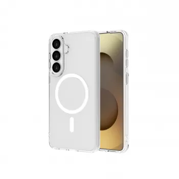 JUST MUST JM Crystal com MagSafe para Galaxy S26 Plus Transparente