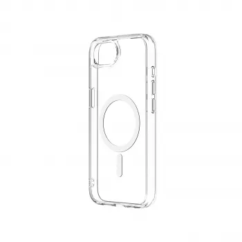 JUST MUST JM Crystal com MagSafe para iPhone 16e/17e transparente