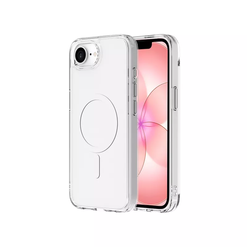 JUST MUST JM Crystal com MagSafe para iPhone 16e/17e transparente