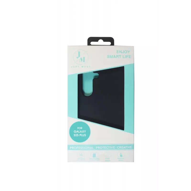 JUST MUST JM REGULAR DEFENSE SILICONE para Galaxy S25 Plus Preto