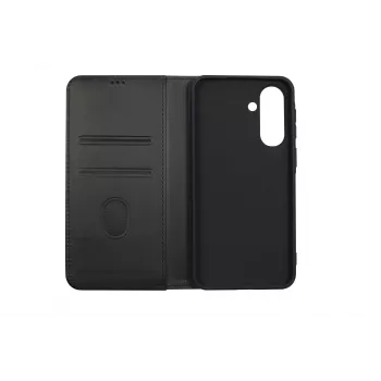 JUST MUST JM Capa Flip com Suporte para Galaxy A37, Preto
