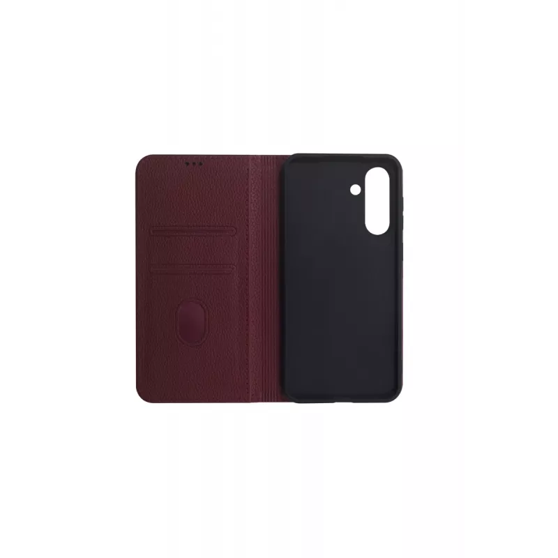 JUST MUST JM STAND FLIP CASE capa para Galaxy A56, bordô