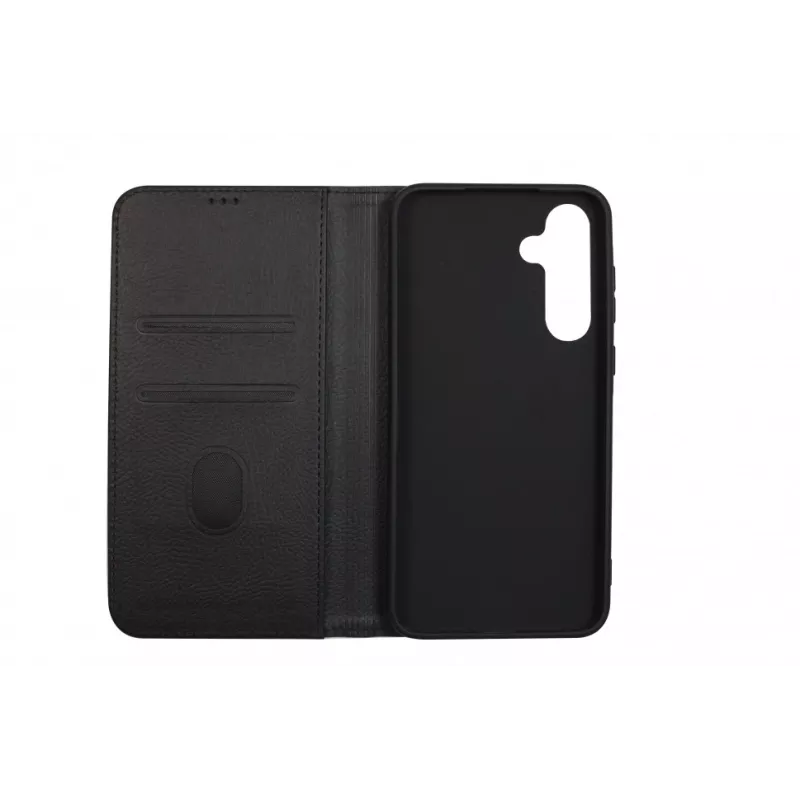 JUST MUST JM Stand Flip Case para Samsung Galaxy A35 5G, preta