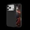 JUST MUST REGULAR DEFENSE SILICONE com MAGSAFE para iPhone 17 Pro preto